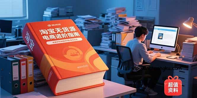 淘宝无货源电商进阶指南，包含新人课、进阶课，配套资料，蓝海选品等-云创项目库