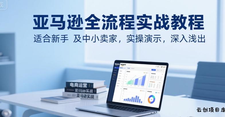 亚马逊全流程实战教程，适合新手及中小卖家，实操演示，深入浅出-云创项目库