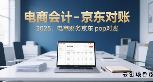 电商会计-京东对账2025，电商财务京东pop对账-云创项目库