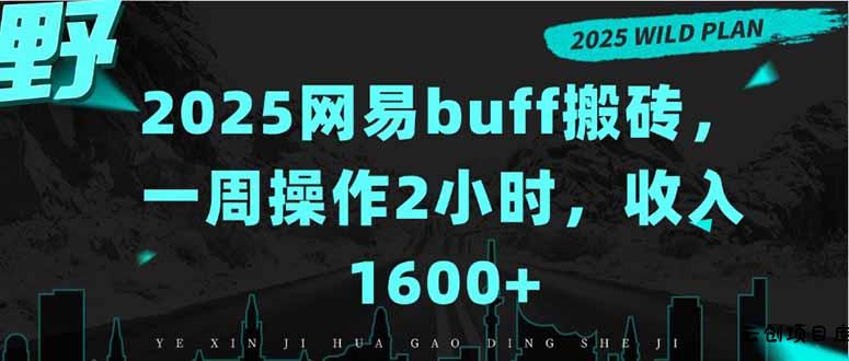 2025网易buff搬砖，一周操作2小时，收入1600+-云创项目库