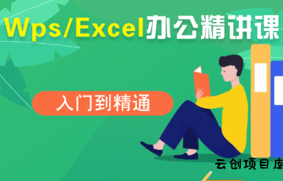 夏老师·WPS Excel办公(精讲课)-云创项目库