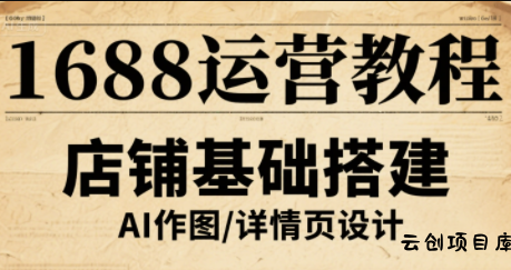 辉哥·1688高级运营课程-云创项目库