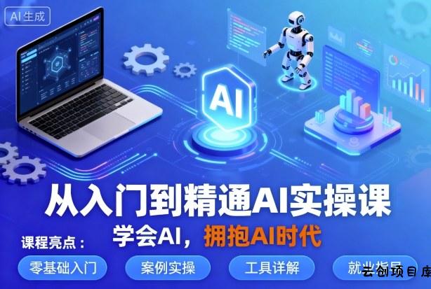 从入门到精通AI实操课，学会AI，拥抱AI时代-云创项目库