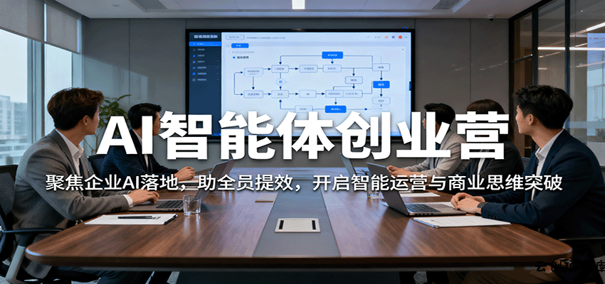 AI智能体创业营：聚焦企业AI落地，助全员提效，开启智能运营与商业思维突破-云创项目库
