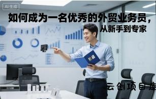 如何成为一名优秀的外贸业务员，从新手到专家-云创项目库