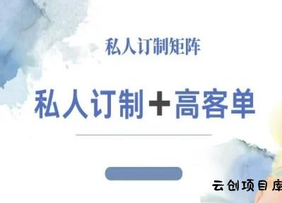小红书自媒体咨询师IP教程，私人定制+高客单-云创项目库