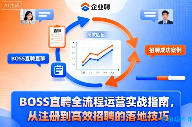 BOSS直聘全流程运营实战指南,从注册到高效招聘的落地技巧-云创项目库