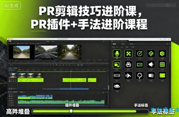 PR剪辑技巧进阶课，PR插件+手法进阶课程-云创项目库