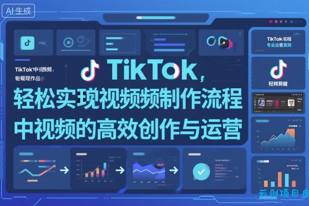 TikTok中视频制做流程,轻松实现Tk中视频的高效创作与运营
