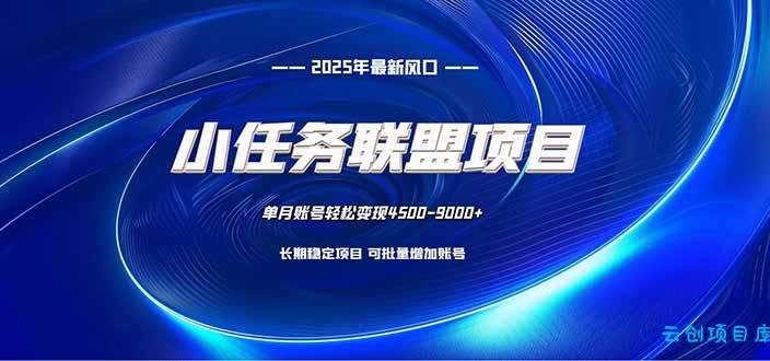 小任务联盟项目：一台电脑每天只需10分钟，轻松简单稳定-云创项目库