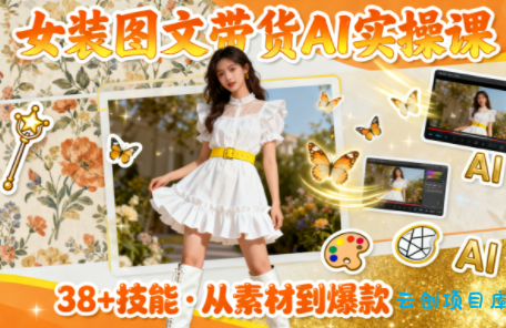 女装图文带货的AI实操课-云创项目库