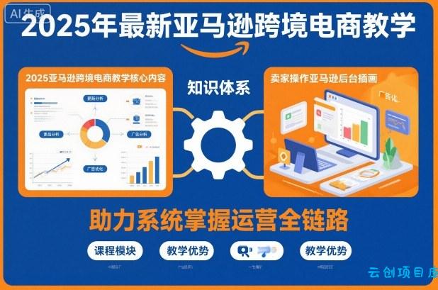 2025年最新亚马逊跨境电商教学,助力卖家系统掌握亚马逊运营全链路知识-云创项目库
