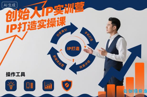 创始人IP实训营,IP打造实操课-云创项目库