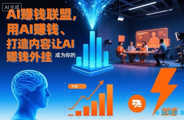 AI賺钱联盟,用AI賺钱、打造内容让AI成为你的賺钱外挂-云创项目库