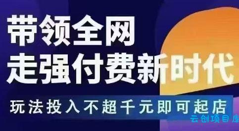 王校长拼多多无限活动流，带领全网走强付费新时代，玩法投入不超千元即可起店-云创项目库