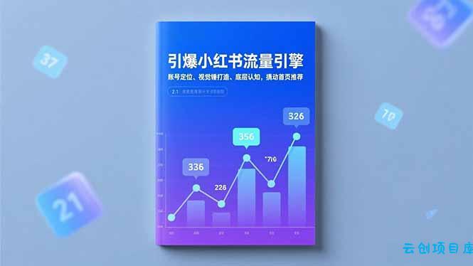 引爆小红书流量引擎,账号定位、视觉锤打造、底层认知,撬动首页推荐-云创项目库