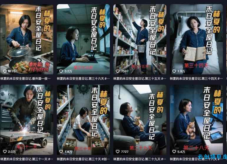 十个作品涨粉近20W!用AI制作末日安全日记连载,日入4位数,评论区爆肝求更新(附详细步骤)