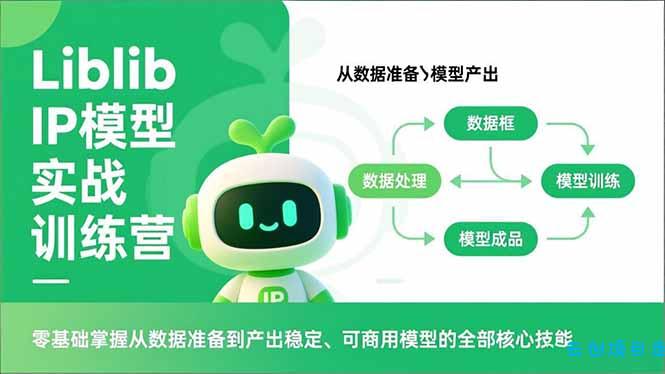 Liblib IP模型实战训练营，零基础掌握从数据准备到产出稳定、可商用模型的全部核心技能-云创项目库