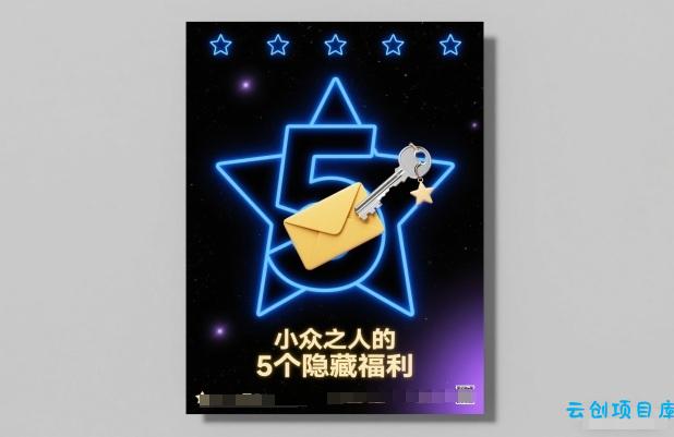 付费文章：小众之人的5个隐藏福利-云创项目库