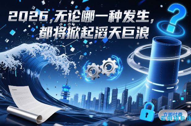 付费文章：2026，无论哪一种发生，都将掀起滔天巨浪-云创项目库