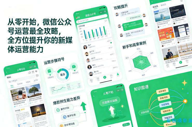 从零开始，微信公众号运营最全攻略，全方位提升你的新媒体运营能力-云创项目库