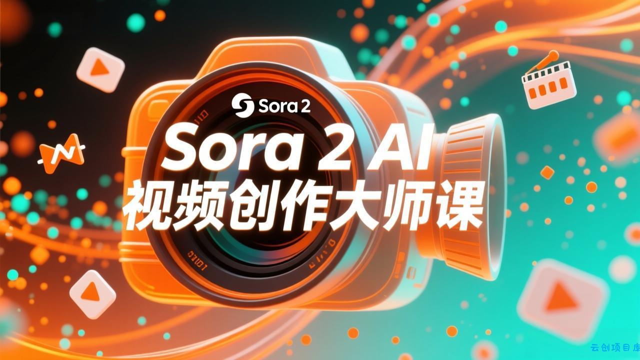 如何利用Sora 2创建流行AI人工智能视频大师班教程：掌握创作全流程，产出百万播放内容-云创项目库