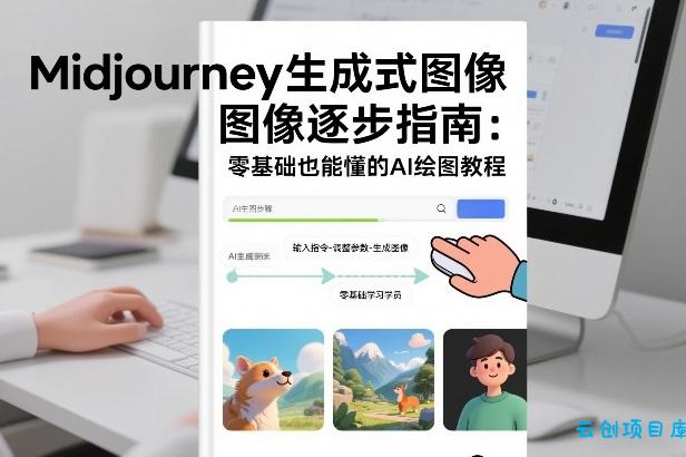 Midjourney生成式图像逐步指南：零基础也能懂的AI绘图教程-云创项目库