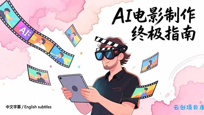 AI电影制作终极指南：从创意到成片，系统掌握智能影视全流程实战课(中英字幕-云创项目库