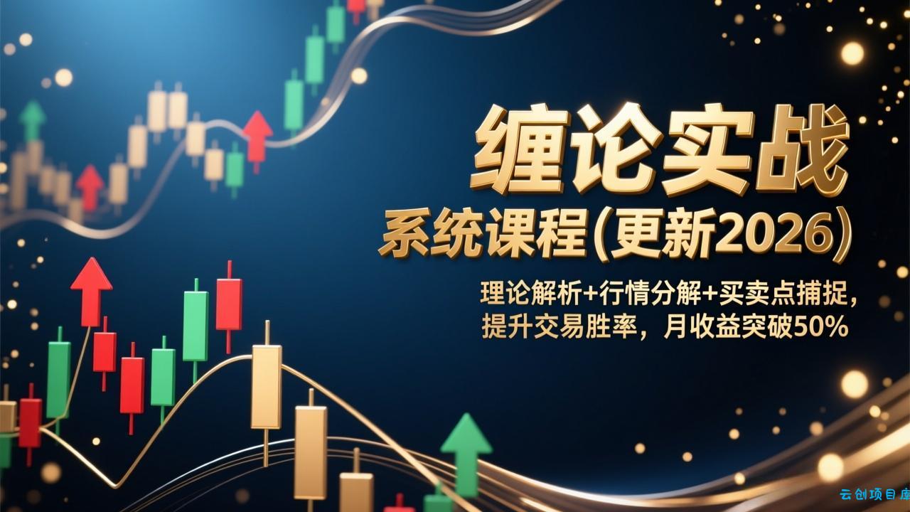 缠论实战系统课程(更新2026-云创项目库