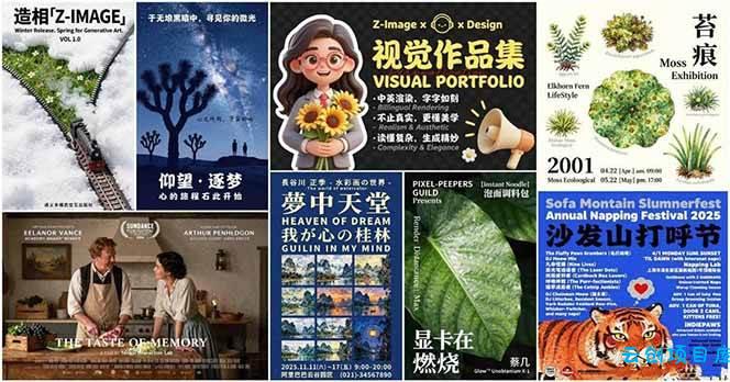 图片[3]-Z-Image – 逼真照片级文生图神器 WebUI+ComfyUI工作流 一键整合包-云创项目库