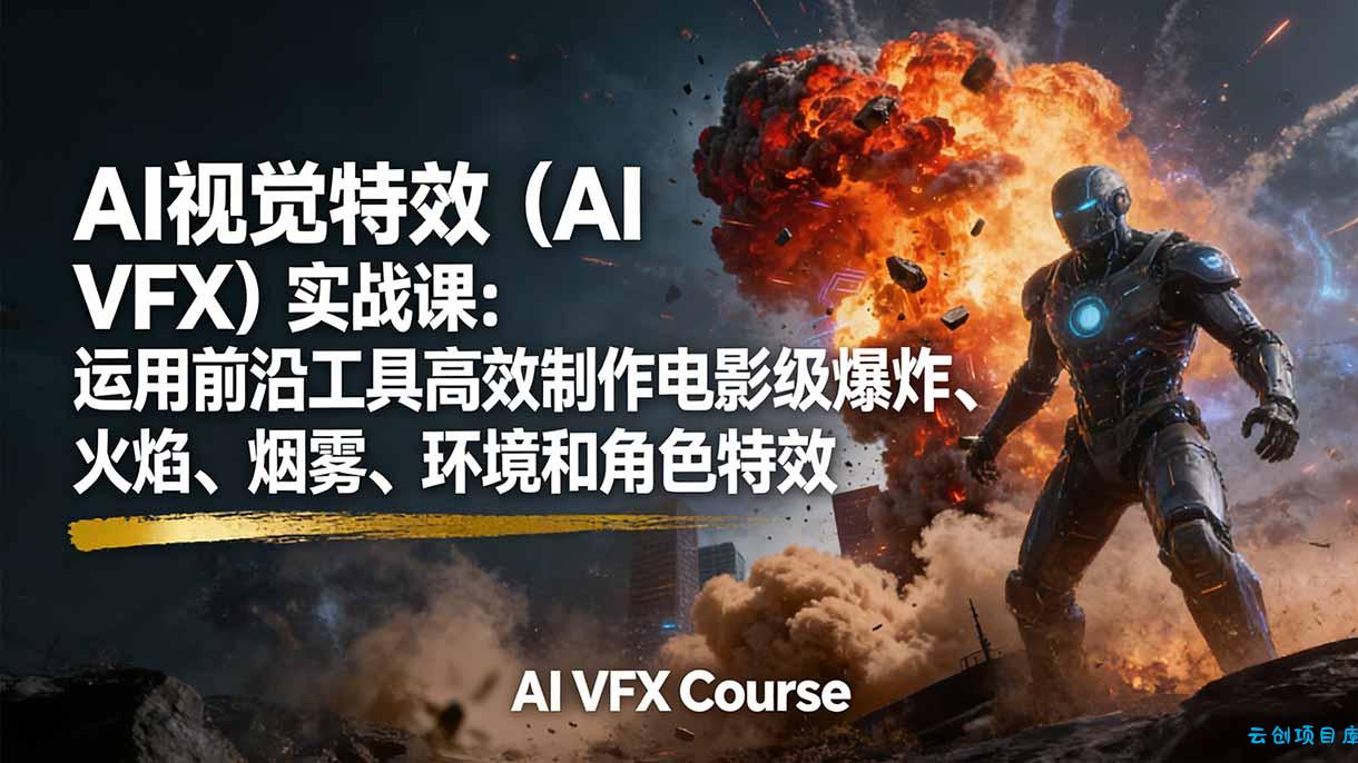 AI视觉特效(AI VFX-云创项目库