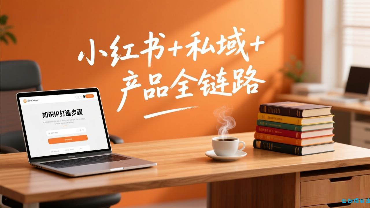 个人IP系统变现课2026，小红书+私域+产品全链路，手把手教你打造年入百万的知识IP-云创项目库