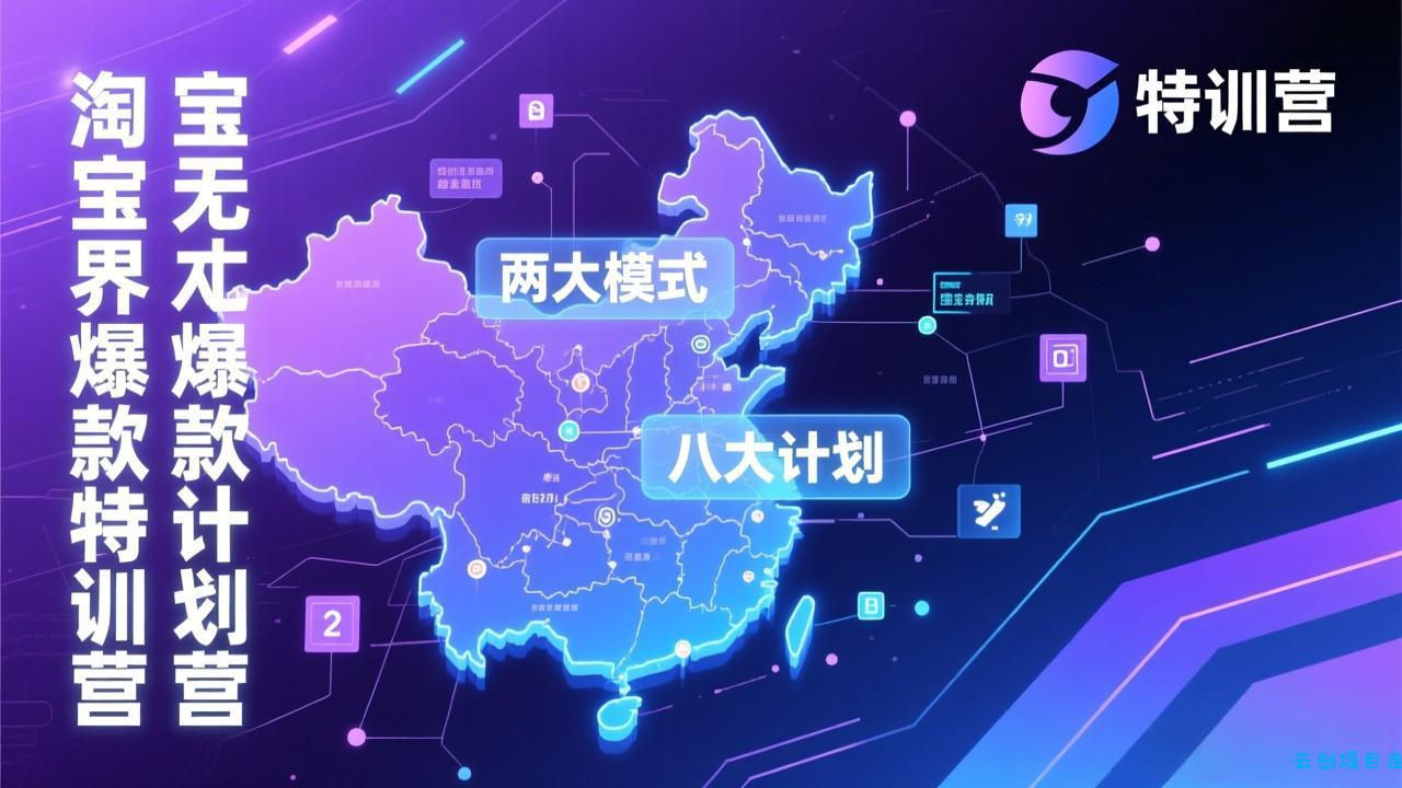 淘宝无界爆款训练营：2026年1月杭州线下高端集训课，3天构建两大模式八大计划体系-云创项目库