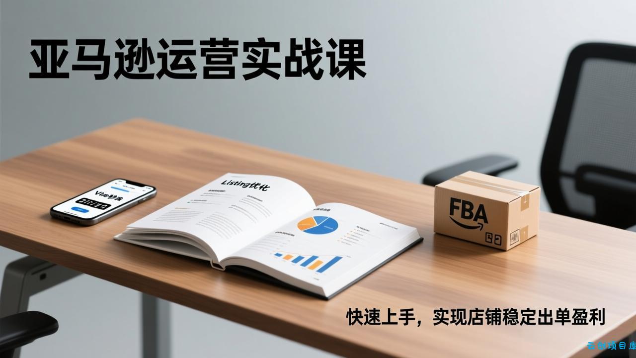 亚马逊运营实战课，Listing优化、Vine秒杀、FBA发货，快速上手，实现店铺稳定出单盈利-云创项目库