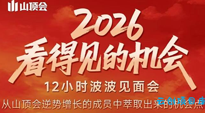 波波·2026看得见的机会12小时波波见面会(东莞线下课2月1日)-云创项目库
