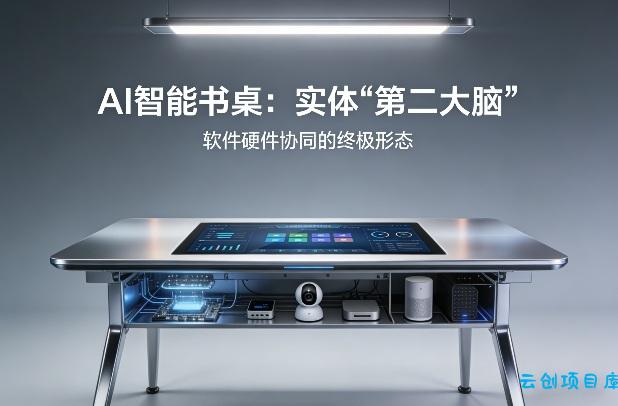 AI智能书桌搭建，构建你的实体“第二大脑”，软件硬件协同的终极形态-云创项目库