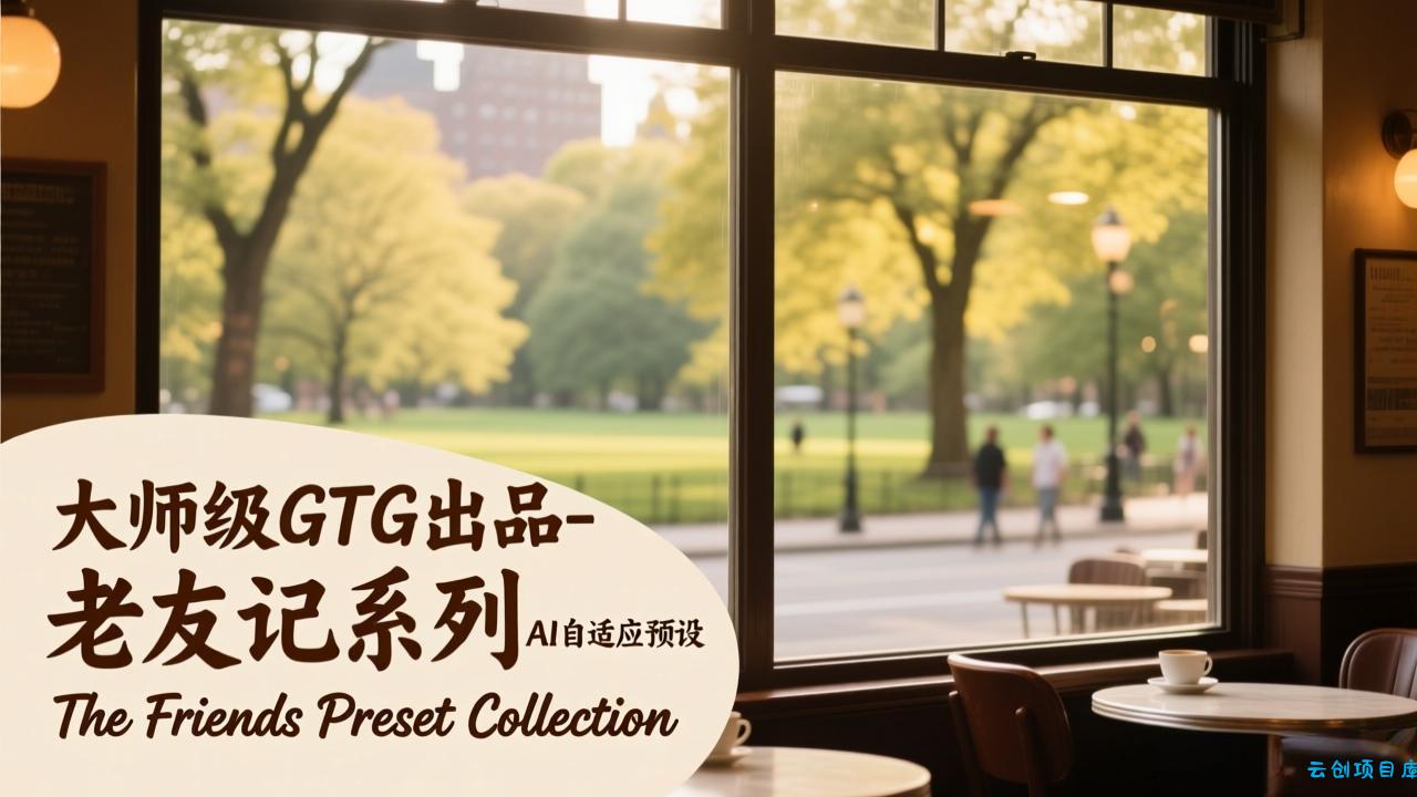 大师级GTG出品-老友记系列AI自适应预设The Friends Preset Collection-云创项目库