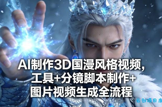 AI制作3D国漫风格视频,工具+分镜脚本制作+图片视频生成全流程