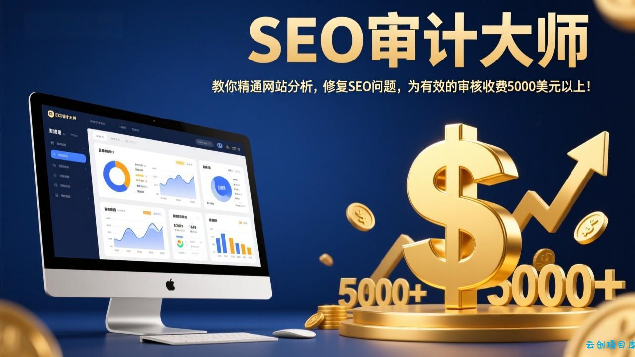 SEO审计大师:教你精通网站分析,修复SEO问题,为有效的审核收费5000美元以上!-云创项目库