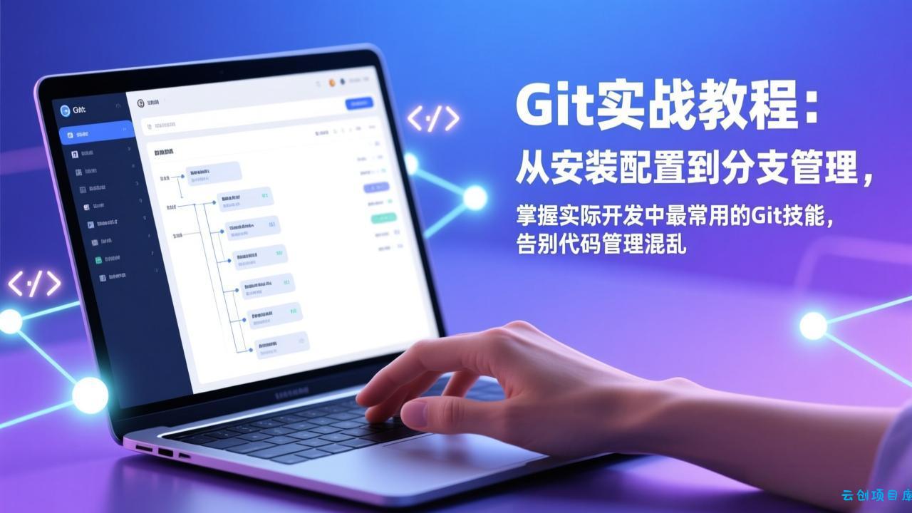 Git实战教程：从安装配置到分支管理，掌握实际开发中最常用的Git技能，告别代码管理混乱-云创项目库