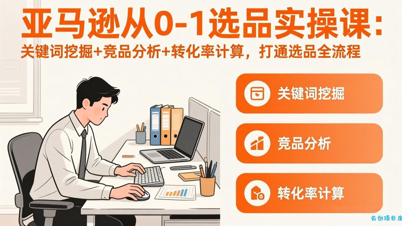 亚马逊从0-1选品实操课(更新3月-云创项目库