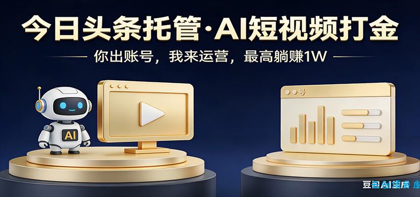 头条号AI托管，我提供作品，你提供账号，每天5分钟发布，小白躺赚3000+-云创项目库