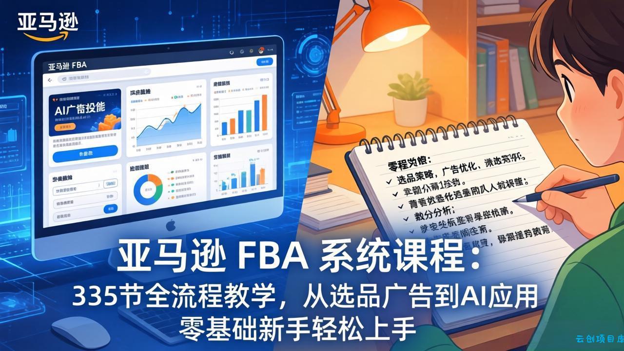 亚马逊 FBA 系统课程(更新26年3月-云创项目库