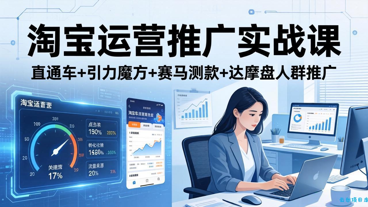 淘宝运营推广实战课(更新26年3月-云创项目库