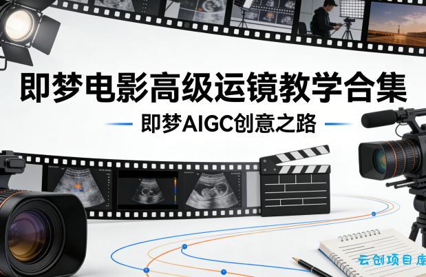 即梦电影高级运镜教学合集,即梦AIGC创意之路