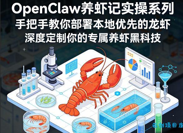 OpenClaw养虾记实操系列，手把手教你部署本地优先的龙虾，深度定制你的专属养虾黑科技(更新)-云创项目库