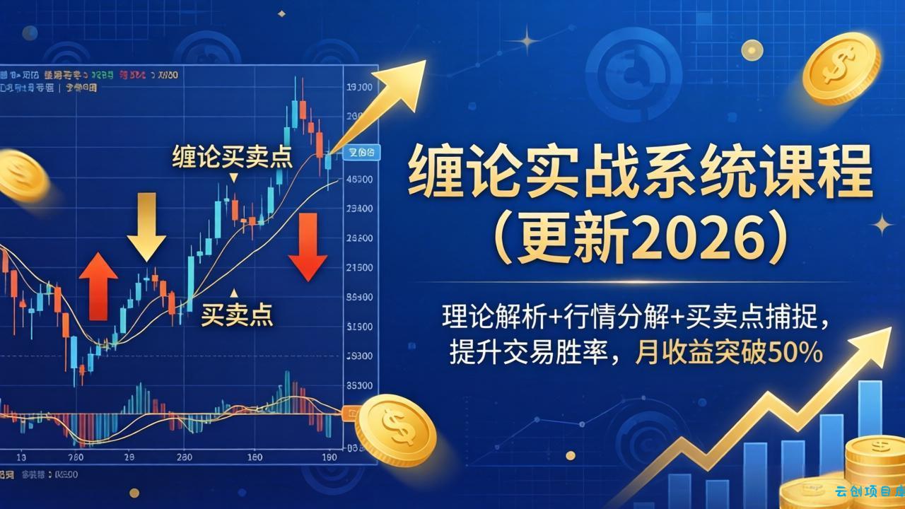 缠论实战系统课程(更新26年4月-云创项目库