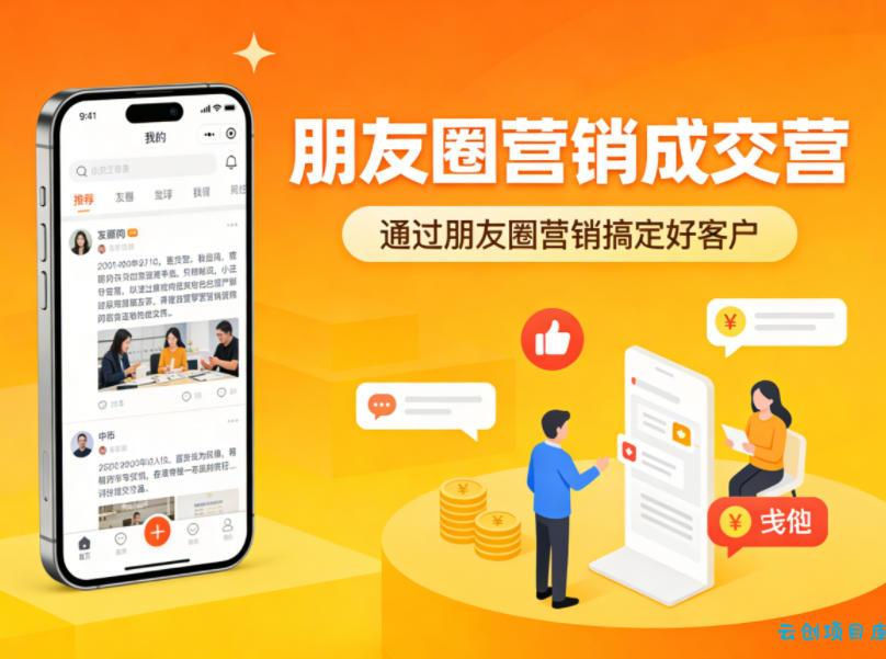 朋友圈营销成交营，通过朋友圈营销来搞定好客户-云创项目库