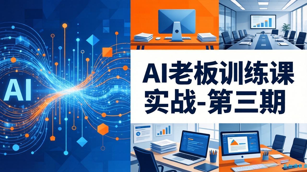 AI老板训练课实战-第三期：AI+内容应用落地教学，从0到1打通AI变现完整路径-云创项目库