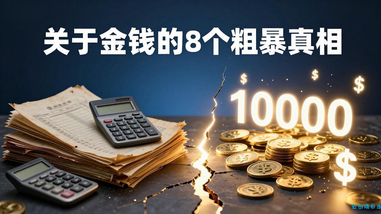 付费文章：关于金钱的 8 个粗暴真相，彻底重塑你的赚钱思维与财富认知-云创项目库